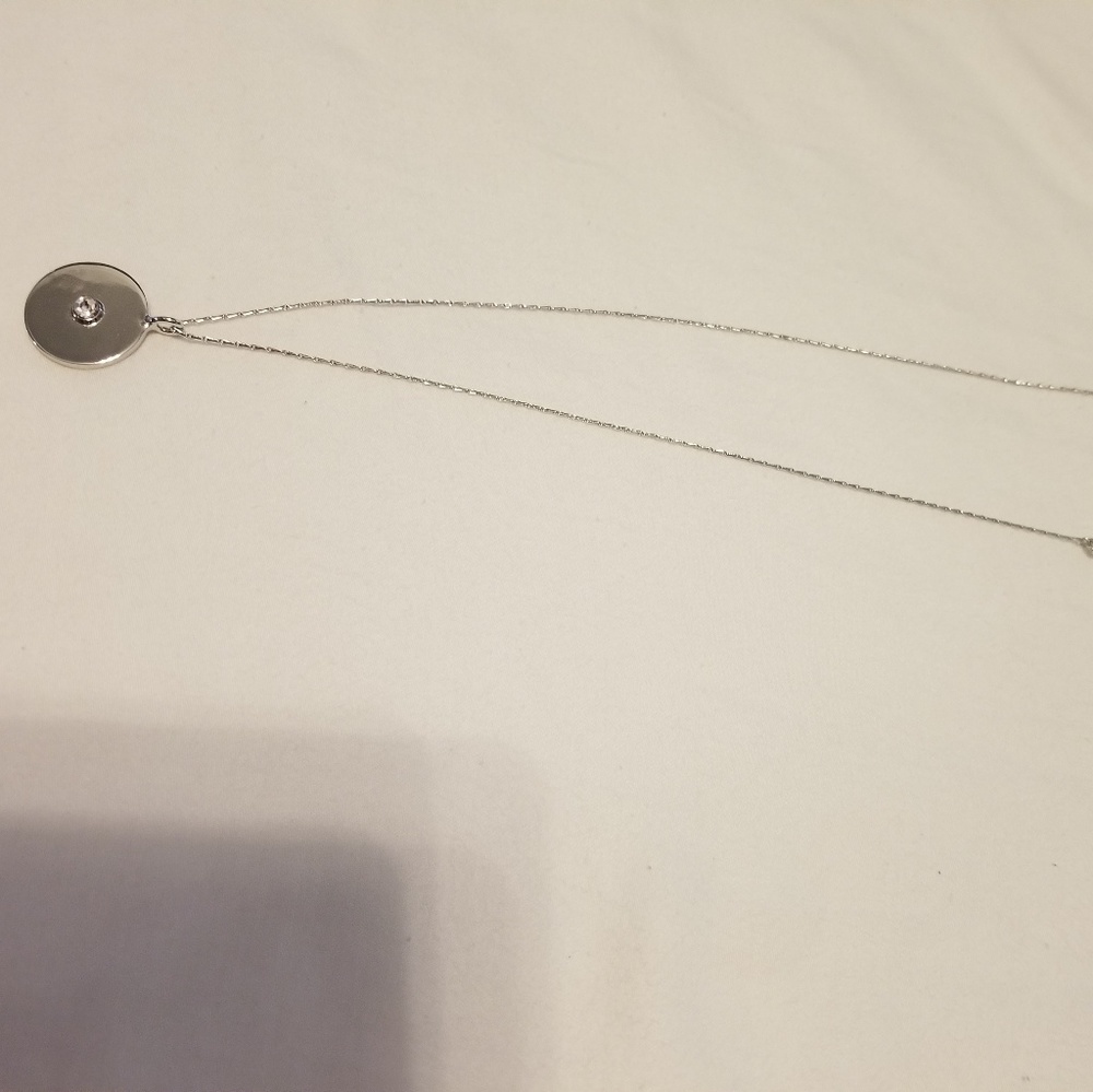 Silver Kate Spade necklace